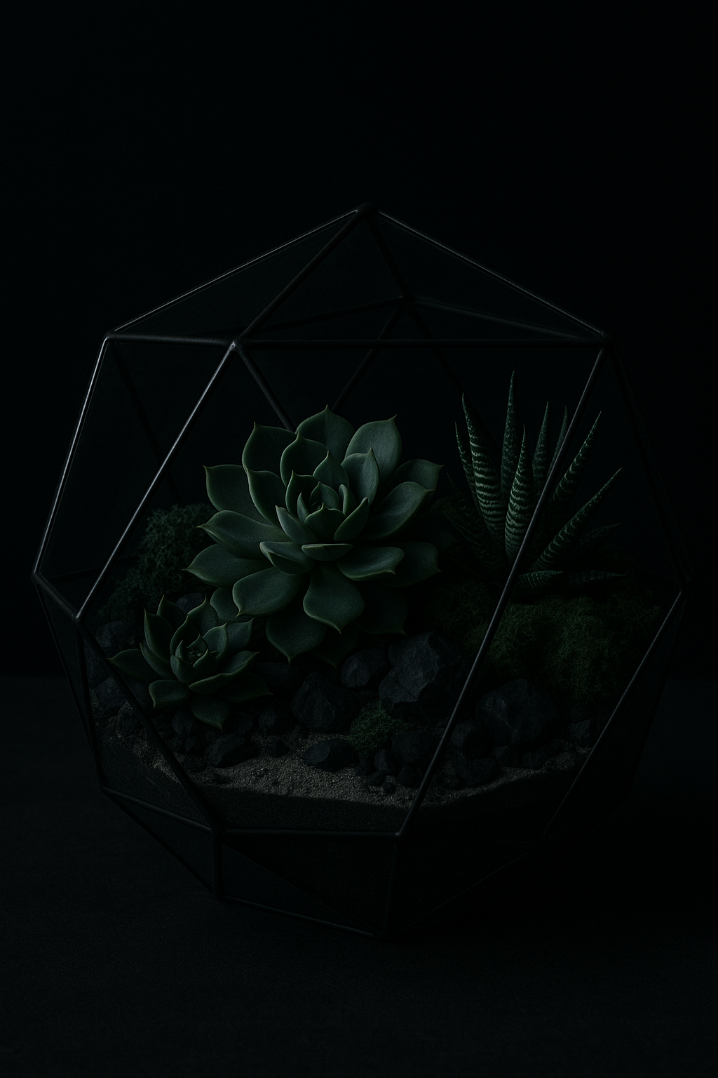 Флорариум: тёмный икосаэдр